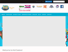 Tablet Screenshot of kidcasters.com